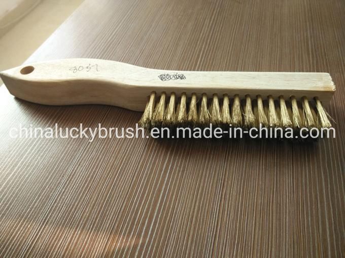 Brass Wire Wooden Handle Appliance Cleaning Brush (YY-692)