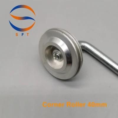 OEM 40mm Radius Aluminum Corner Rollers FRP Rollers for Laminating