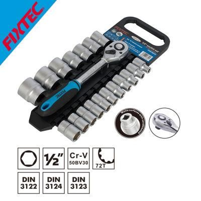 Fixtec Professional Hand Tools 19PCS Socket Wrench Set