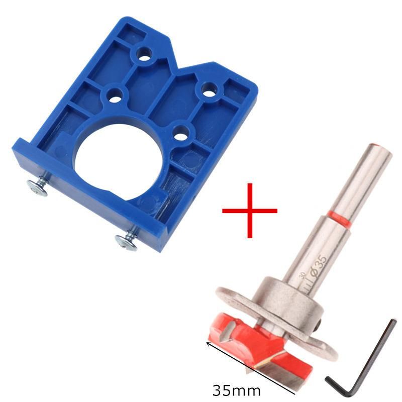 Hinge Hole Locator 35mm Door Panel Hinge Location Template, Woodworking Hinge Hole Installation Aids