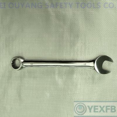 Stainless Steel Tools Plain Combination Wrench/Spanner, 21mm, SS304/420/316