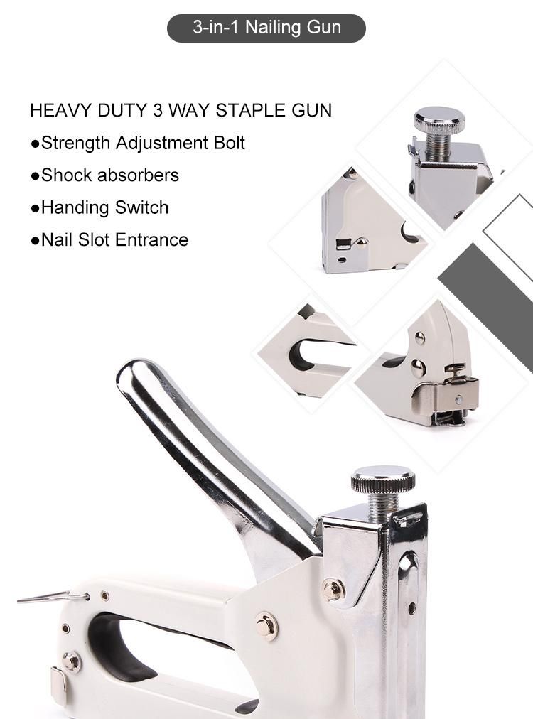 Customzied Logo Best Upholstery Staple Stapler Gun Power for Durability