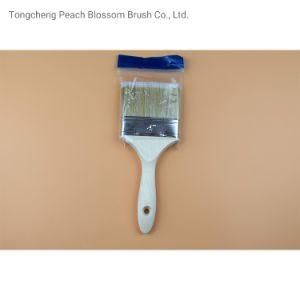 The Latest Version of 2020 Factory Wholesale Hot Sale Cheap High Quality Pure White Wood Handle Plastic Silk Paint Brush