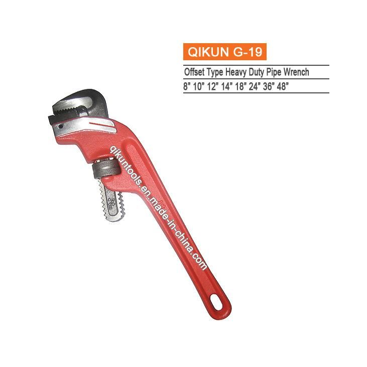 G-17 Construction Hardware Hand Tools American Type Light Duty Pipe Wrench