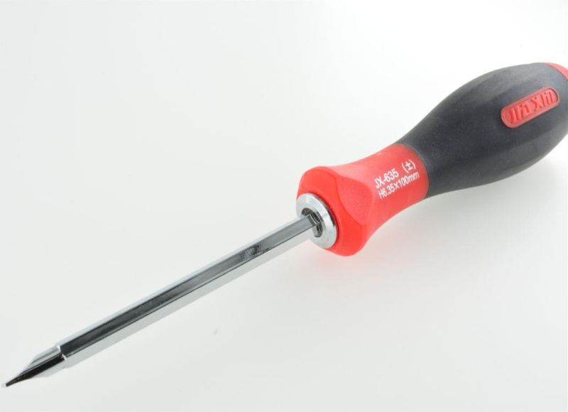 100mm No-Slip TPR Handle CRV Combination Screwdriver