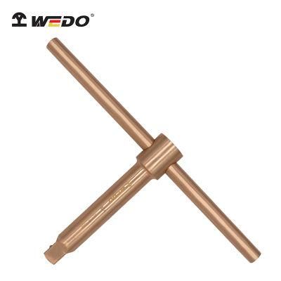 WEDO Beryllium Copper Spanner Non Sparking Sliding T Type Wrench High Quality Wrench Bam/FM/GS Certified