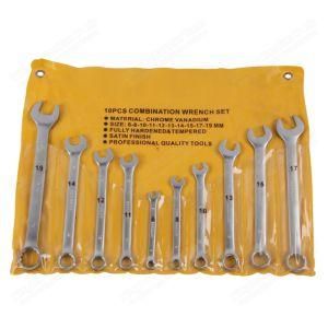 10PCS Combination Spanner Set for Hand Tools Wrench Td5101