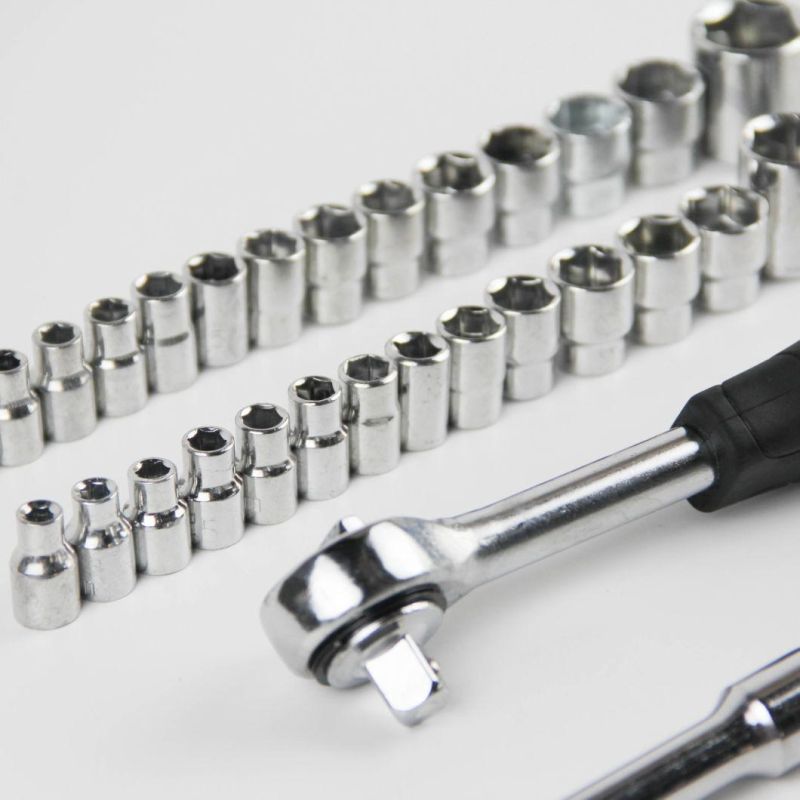 High Quality Unfolded Hand Tool Set Carbon Steel Ratchet Socket Wrench