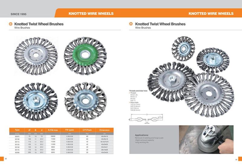 Angle Grinder Stainless Steel Wire Wheel Brush