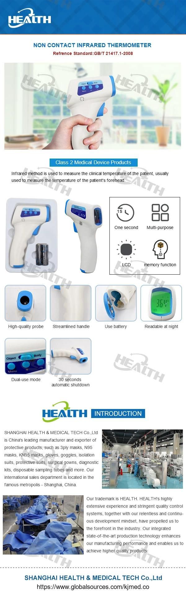 Non Contact Infrared Electronic Forehead Thermometer for Baby/Children/Adults