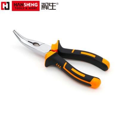 Professional Hand Tool, Made of CRV or High Carbon Steel, Bent Nose Pliers