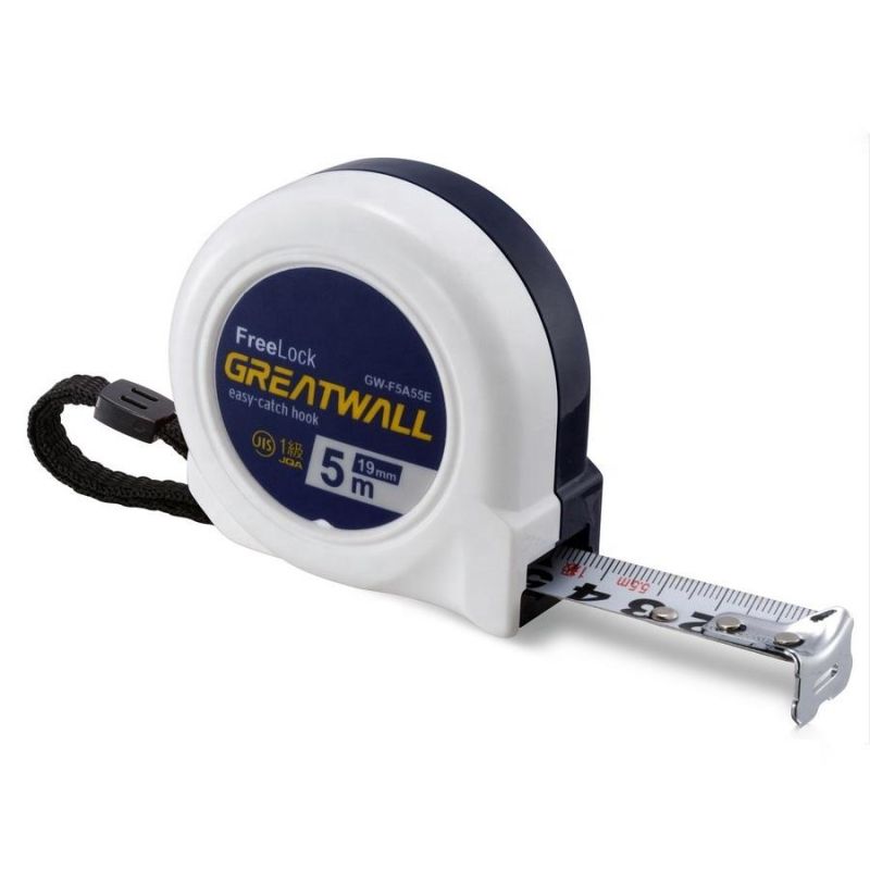 Great Wall Brand Promotional Two Color ABS Case Tape Measure 3m/5m/7.5m Free Stop Cheap Measuring Tape