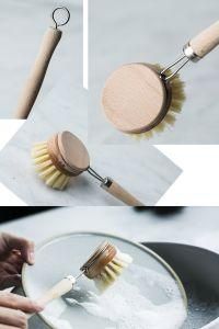 Bamboo Handle Sisal Brush for Clean