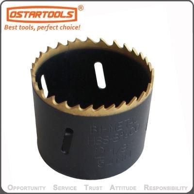 Titanium Coated HSS Bi-Metal Hole Saw with 8% Cobalt