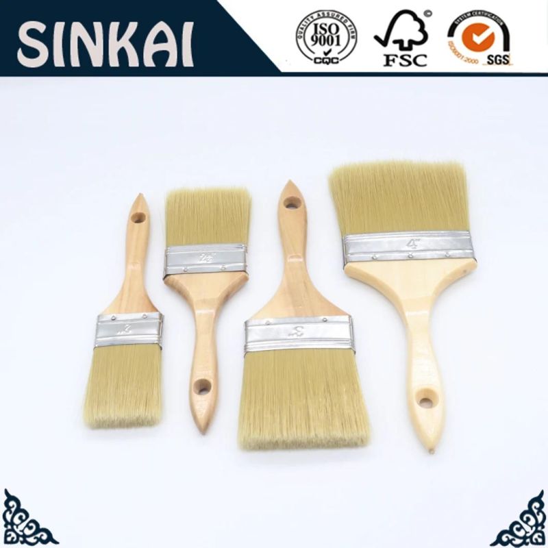 Paint Brush with Vanish Handle and 100% Filaments for Painting
