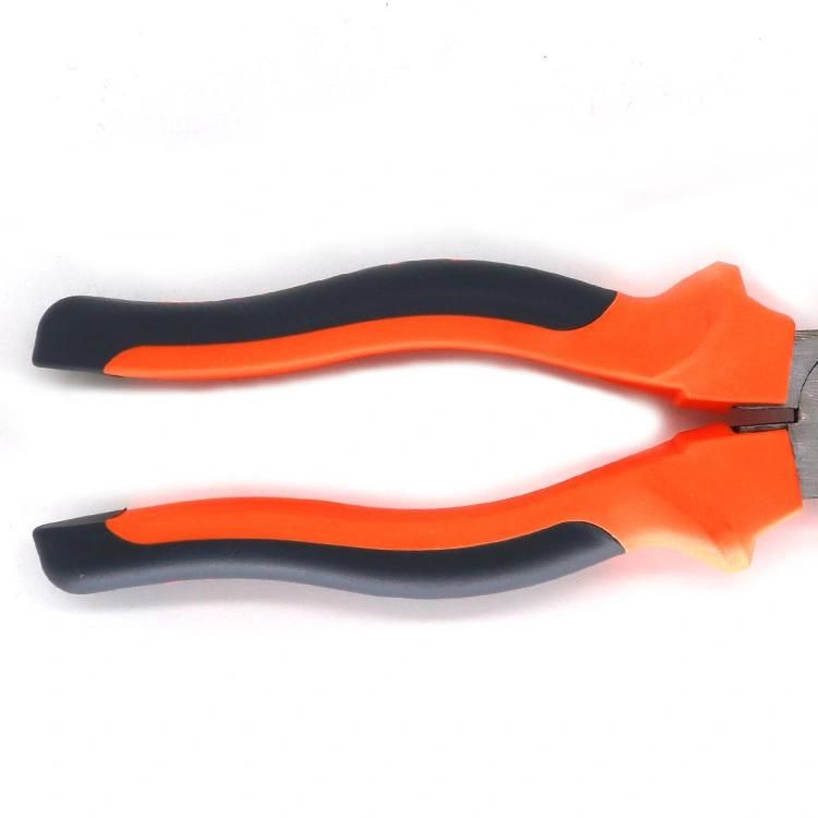 Durable Screw-Thread Steel Polished 8 Inch PVC Handle Pliers