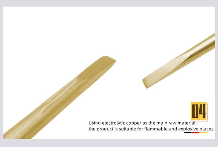 WEDO 24" Aluminium Bronze Non-Sparking Pinch Bar Spark-Free Safety Bar