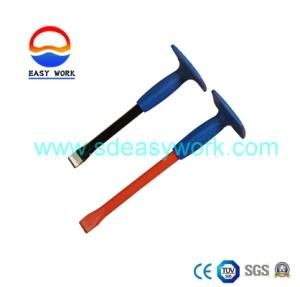 Drop Forged Stone Chisel/Cold Chisel with Soft Rubber Handle