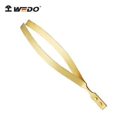 Wedo Non Sparking Aluminium Bronze Alloy Flat Nose Tweezers