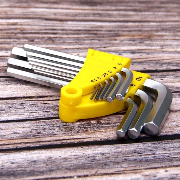 Hex Key Wrench L Shape Inner Hexagonal Spanner Tools in Hardware