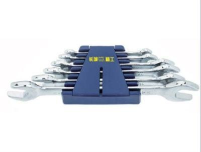 High Quality Wrench Spanner Wrench 6 Piece Set Chrome Vanadium Steel Cold Stamped Combination Spanner Set