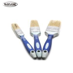 TPR Rubber Handle Pure Bristle Paint Brush
