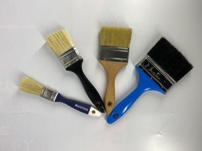 Plastic Handle Power Paint Painting Flat Brush with Stable Quality