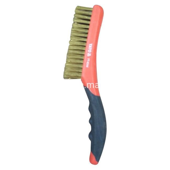 Yellow Colour Handle Steel Wire Brush for Different Shape (YY-537)