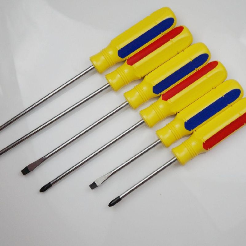 Factory Supplied Colorful Double Head Phillips Flat Screwdriver