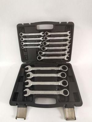 14PCS Good Quality and Professional Gear Wrench Set (FY1514B1)