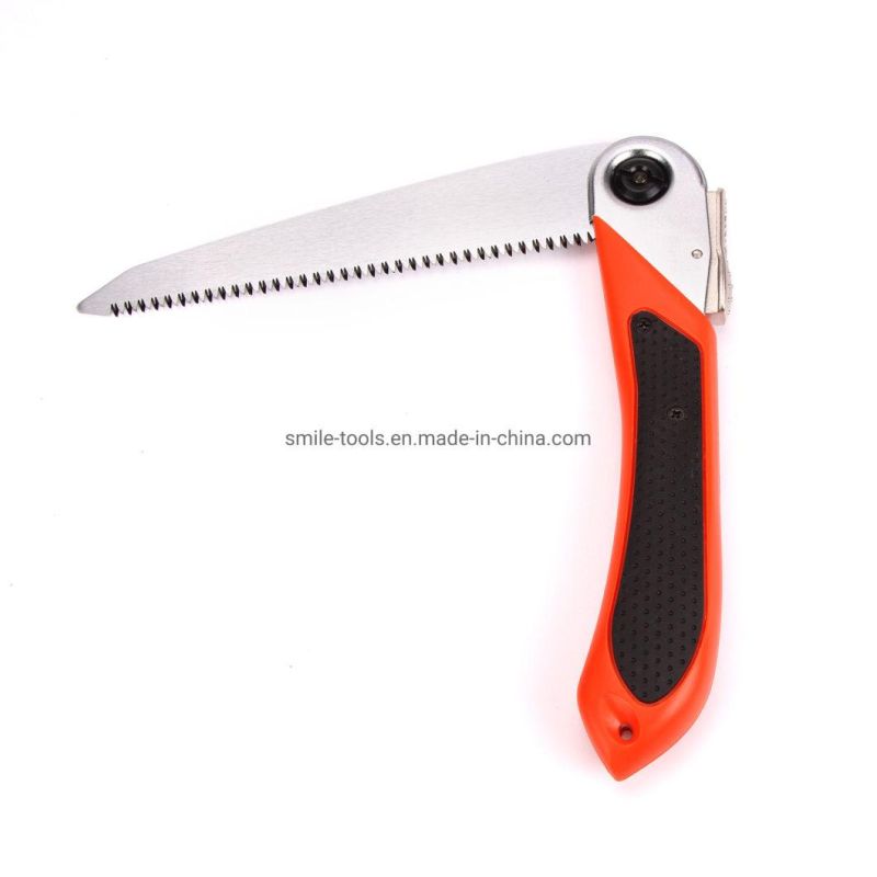 Camping Folding Hand Pruning Saw with Rugged Blades