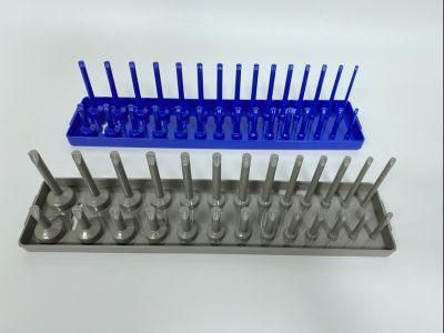 2PCS 3/8&quot; Rack Storage Holder Tool Socket Organizer Tray Set