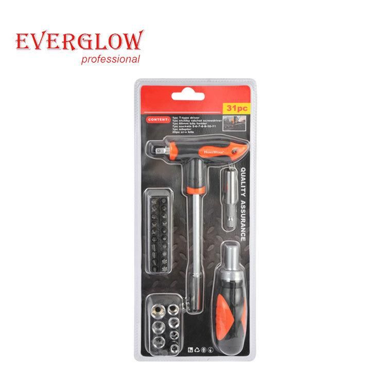 31PC T-Handle Bits Screwdriver Set