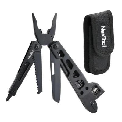 Nextool 2022 Vanguard Black Coating Wrench Multitool with Pliers Saw