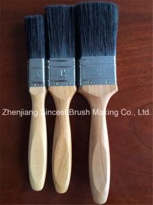 China Bristle Chip Brushes Paint Brush Wood Handle 3pk