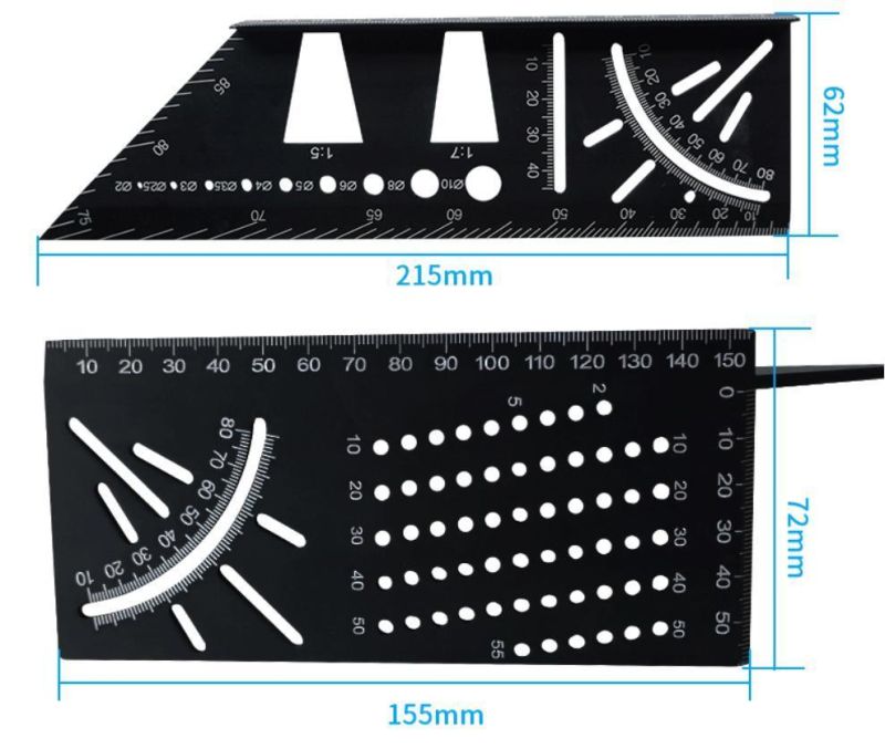 Aluminum Alloy Multifunctional Angle Ruler