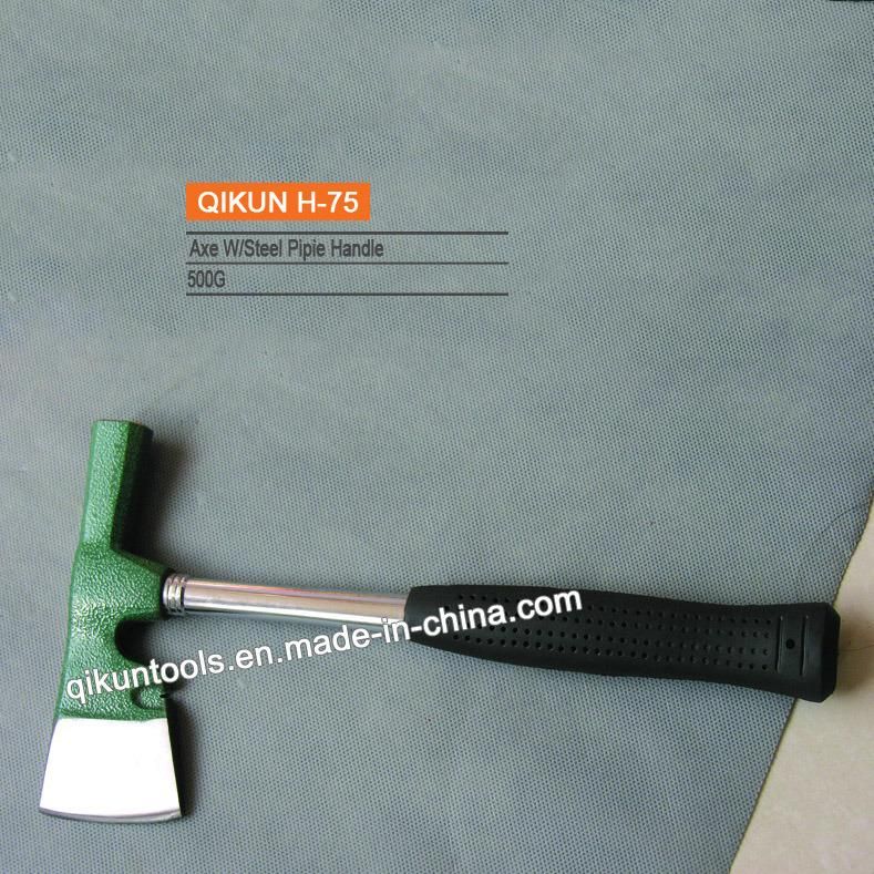 J-81 Construction Hardware Hand Tools Red Color Plastic Sprayed Splitting Maul Axe Head