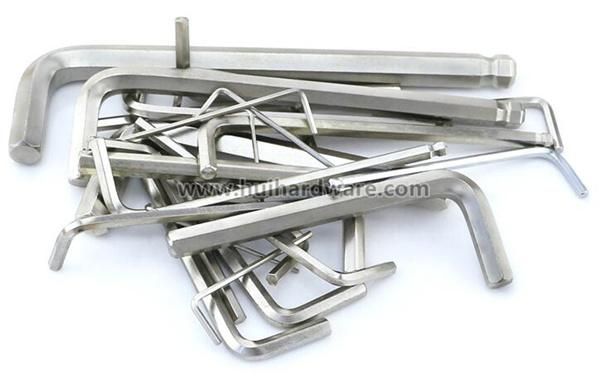 Nickel-Plated Long Arm Cr-V Ball End Hex Spanner