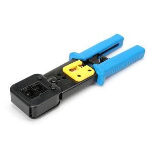 Pass Through Connector Crimping Hand Tool for Rj11/RJ45