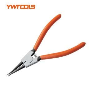 9&quot; Japanese-Style External Circlip Pliers Straight Tips with PVC Handle