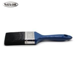 Paint Brush (flat brush with tapered filament, straw handle)