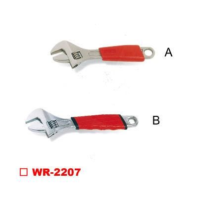American Type Nickel Alloy Adjustable Wrench Plastic Handle