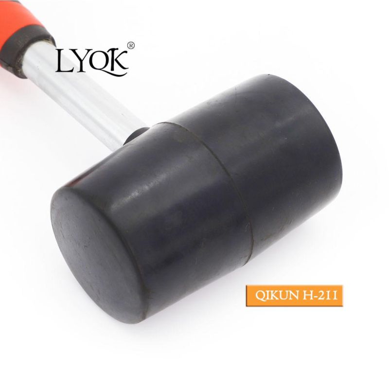 H-210 Construction Hardware Hand Tools Plastic Coated Handle German Type Stoning Stone Hammer