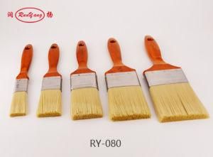 Paint Brush with Wooden Handle and Pet/Pet Filament Factory in China