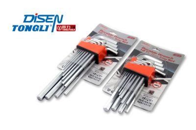 12PCS CRV Middle Long Hex Key Set