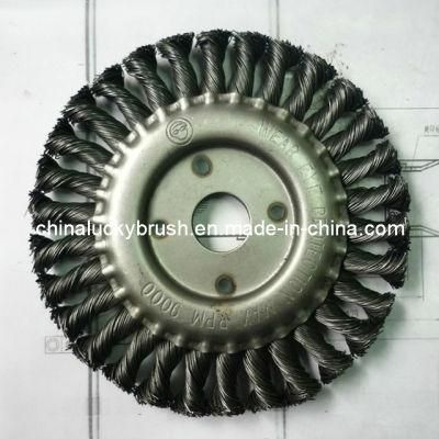 6 Inch Twist Knot Steel Wire Wheel Brush (YY-073)