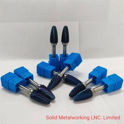 Double Cut Solid Cutting tool Tungsten Carbide burrs