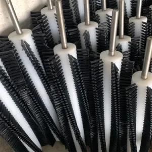 Industrial Nylon Bristle Roller Brush Cleaning with Custom Size