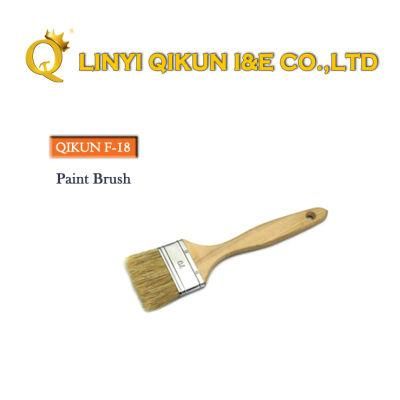 F-18 Hardware Decorate Paint Hand Tools Painted Wooden Handle White Bristle Paint Brush