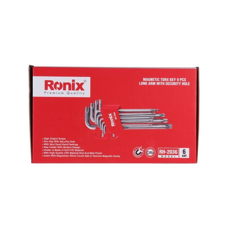 Ronix Allen Key Set Torx Allen Key Flat Head Hex Socket Wrench Magnetic Torx Key